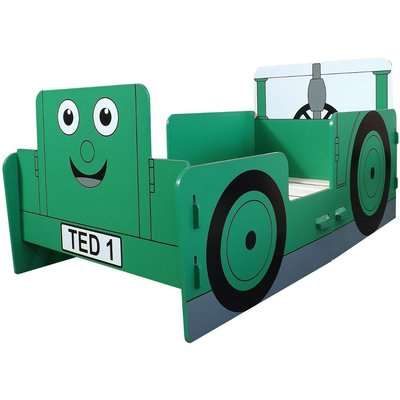 Tractor Ted Green Junior Toddler Bed Frame - 70 x 140 cm
