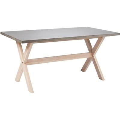 House Beautiful Carly Concrete 6 Seater Dining Table