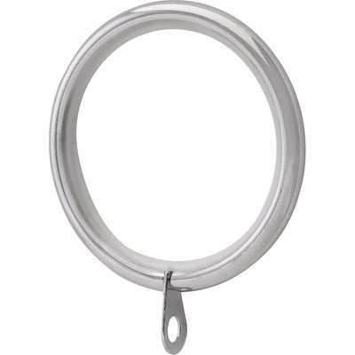 Chrome 28mm Curtain Rings 4 pack