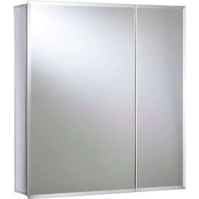 Croydex Newton Bi-view Aluminium Bathroom Cabinet
