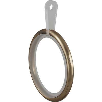 Curtain Rings (Pack Of 10) - Antique Brass
