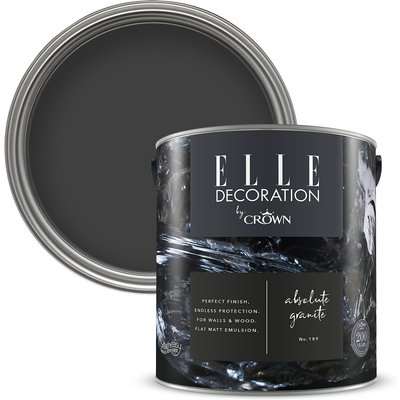 ELLE Decoration by Crown Flat Matt Paint - Soft Alabaster 2.5L
