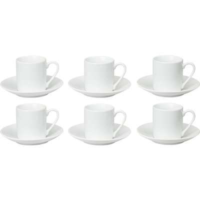 Espresso Cups & Saucers - Set of 6