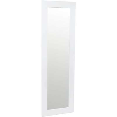 Everett Framed Mirror White Full Length 44x134cm