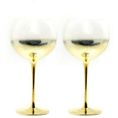 Gin Glasses - Set of 2 - Champagne Gold