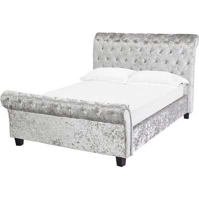 Isabella Double Bed - Silver