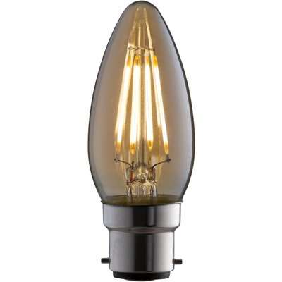 LED Filament Candle 4W B22 Vintage Light Bulb