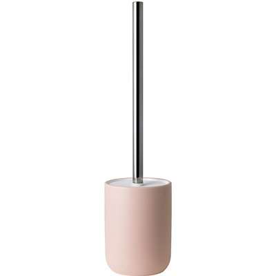 Matte Pale Pink Toilet Brush Holder