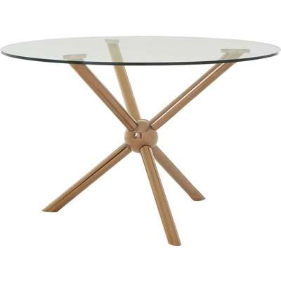 Novo Round Dining Table - Rose Gold