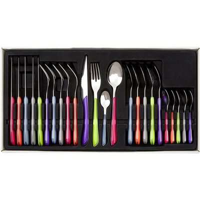 Zuma Cutlery Set - Multi-coloured - 24 Pieces