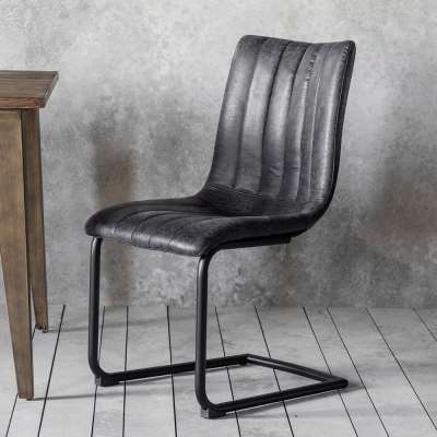 Edwards Dining Chair Set Of 2 Charcoal
