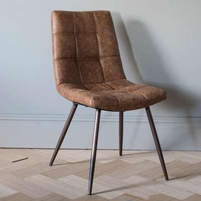 The Kent Dining Chair in Brown (2pk)