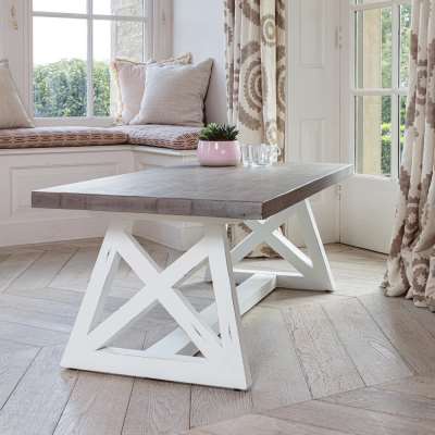 White And Grey Coffee Table