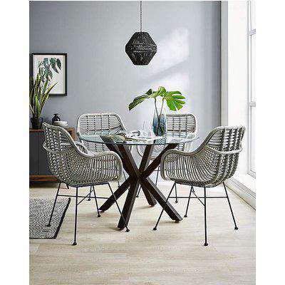 Bodie Table & 4 Emilio Dining Chairs
