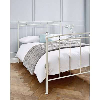 Eliana Metal Bed with Quilted Mattress