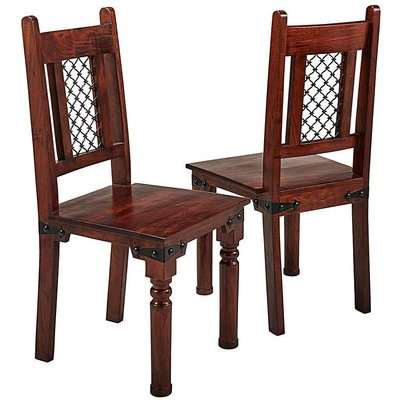 Jaipur Acacia Pair of Dining Chairs