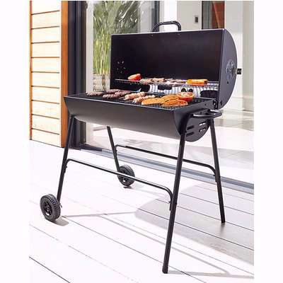 Oil Drum Charcoal BBQ