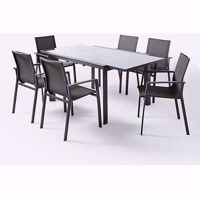 Oslo Dining Set with Extenable Table