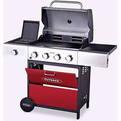 Outback Meteor 4 Burner Gas Barbecue