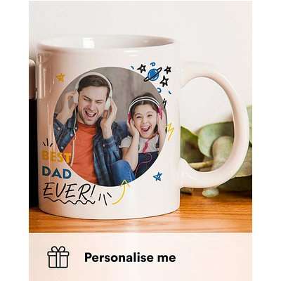 Personalised Best Ever Photo Upload Mug