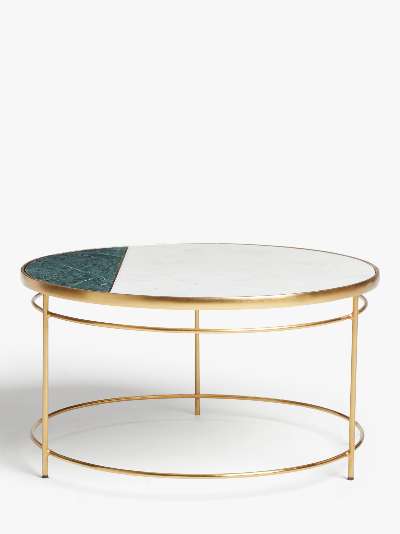John Lewis & Partners + Swoon Sartre Marble Coffee Table
