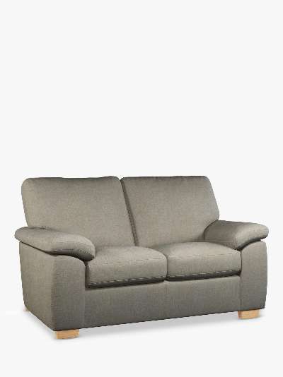 John Lewis Camden Small 2 Seater Sofa, Light Leg, Soft Touch Chenille Grey