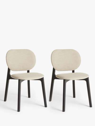 John Lewis & Partners Cape Upholstered Dining Chairs, Set of 2