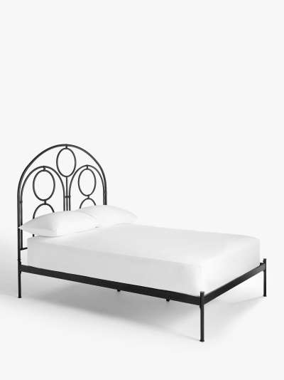 ANYDAY John Lewis & Partners Decorative Metal Bed Frame, King Size, Black