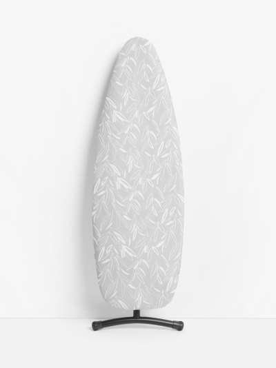 John Lewis & Partners Grey Floral Ironing Board Cover