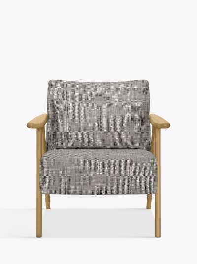 John Lewis & Partners Hendricks Accent Armchair, Light Wood Frame