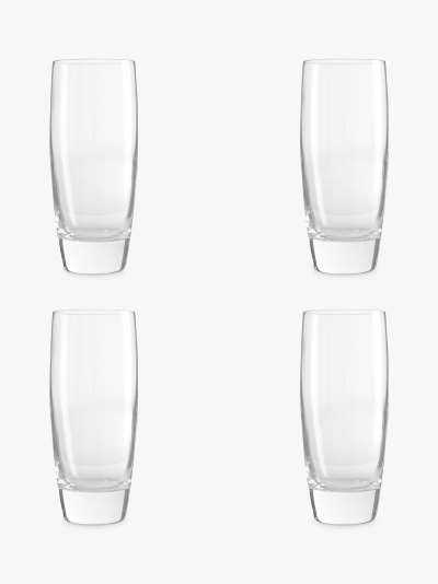 John Lewis & Partners Michelangelo Highball Glasses, 435ml, Set of 4, Clear