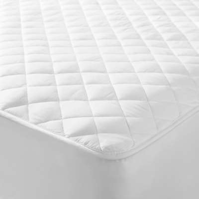 John Lewis & Partners Natural Cotton Quilted Mattress Protector