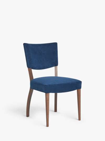John Lewis & Partners Parisian Velvet Dining Chair, FSC-Certified (Beech Wood)