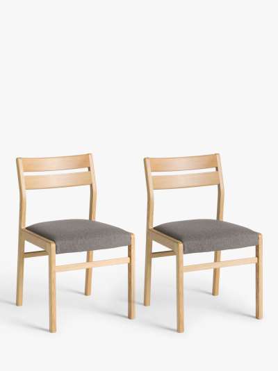 John Lewis & Partners Poise Dining Chairs, FSC-Certified (Oak), Set of 2