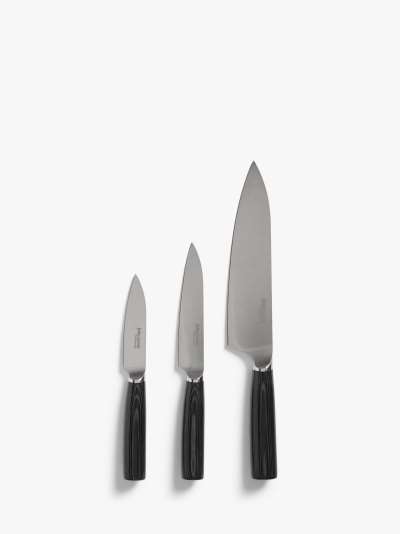 John Lewis & Partners Professional Kitchen Knife Set, 3 Piece