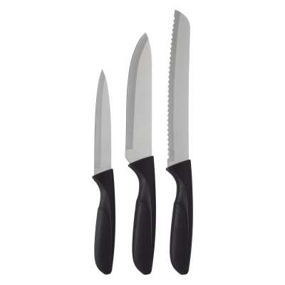 ANYDAY John Lewis & Partners Stainless Steel Kitchen Knife Set, 3 Piece