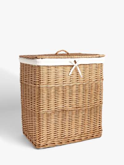 John Lewis & Partners Willow Double Laundry Basket