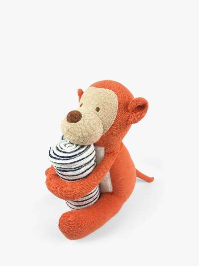 Albetta Monkey Huggy Soft Toy & Baby Blanket Gift Set