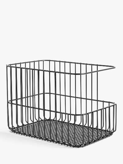 ANYDAY John Lewis & Partners Stacking Wire Basket, Large