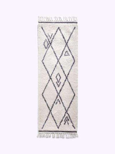ANYDAY John Lewis & Partners Berber Style Runner Rug, Grey, L200 x W70 cm