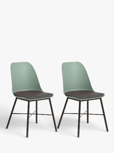 ANYDAY John Lewis & Partners Whistler Dining Chairs, Set of 2, Dusty Grey