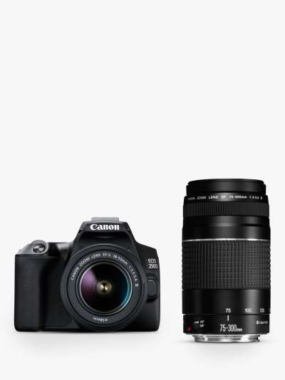 Canon EOS 90D Digital SLR Camera with 18-135mm Lens, 4K Ultra HD, 32.5MP, Wi-Fi, Bluetooth, Optical Viewfinder, 3 Vari-Angle Touchscreen