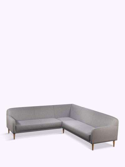 John Lewis & Partners Compact Corner Sofa, Light Leg, Hatton Grey