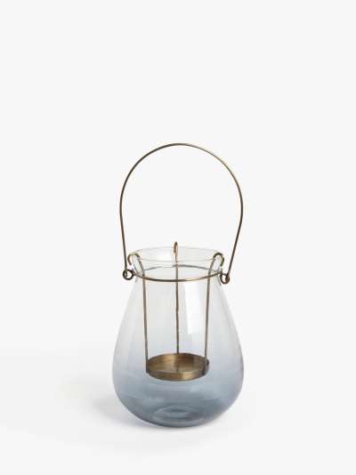 John Lewis & Partners Croft Outdoor Lantern Candle Holder, H19 cm