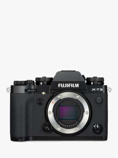 Fujifilm X-T3 Compact System Camera, 4K Ultra HD, 26.1MP, Wi-Fi, OLED EVF, 3” LCD Touch Screen, Body Only