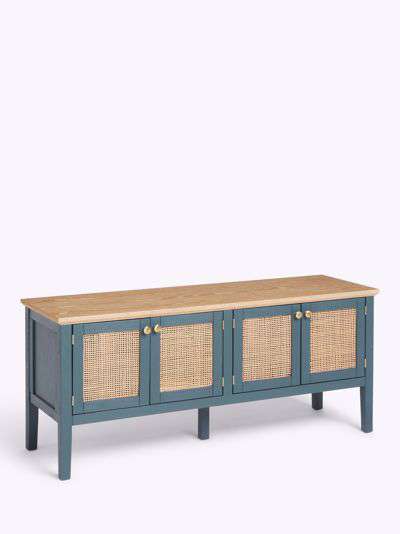 John Lewis & Partners Hatch TV Stand Sideboard for TVs up to 60, Dark Blue