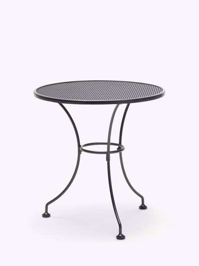 John Lewis & Partners Henley by KETTLER 2-Seater Round Garden Bistro Table, 70cm, Iron Grey