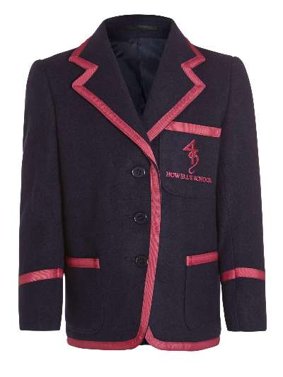 Howell's School Girls' Blazer, Navy/Pink