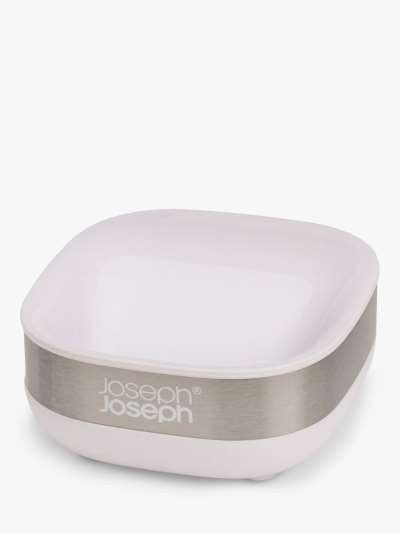 Joseph Joseph Slim™ Compact Soap Dish, Stainless Steel