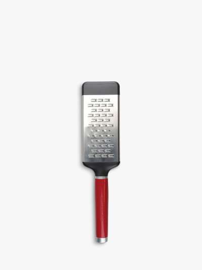 KitchenAid Stainless Steel Etched Grater, Red